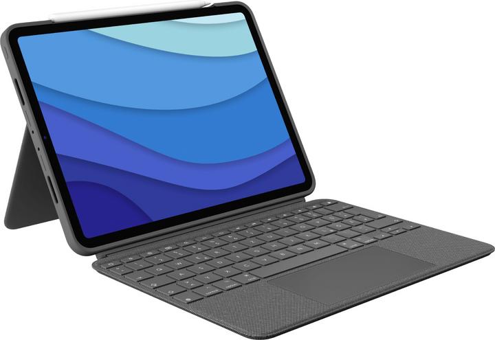 Produktbild Logitech Combo Touch (DE, iPad Pro 11 2018 (1. Gen), iPad Pro 11 2020 (2. Gen), iPad Pro 11 2021 (3. Gen), iPad Pro 11 2022 (4. Gen))