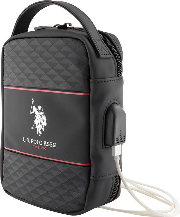 Produktbild U.S. Polo Tasche Middle Stripe, Schwarz