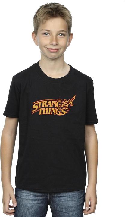 Produktbild Netflix Stranger Things Logo Breaking TShirt Jungen (140, 146)
