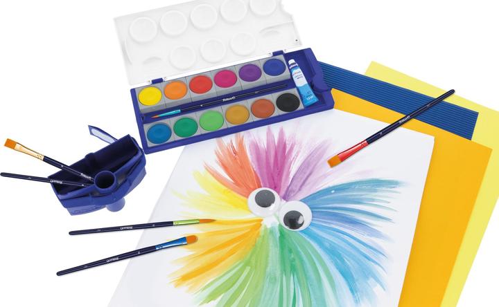 Produktbild Pelikan Pinselset mit 8 Synthetikpinseln, Anzahl der Pinsel: 8 Stück