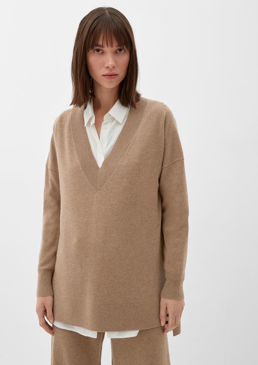 Immagine prodotto s.Oliver Strickpullover Kaschmirpullover mit V-Ausschnitt (40)