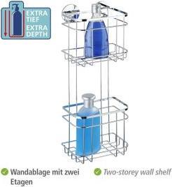 Produktbild Wenko Wandregal (12.50 x 18 x 47.50 cm)