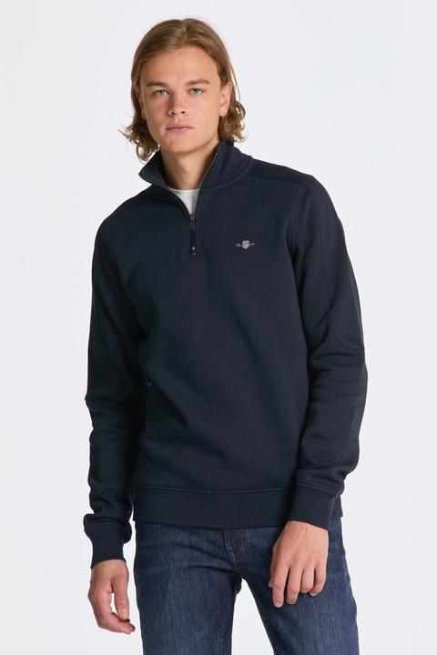 Image du produit GANT Sweatshirt à mi-zippe avec logo (S)