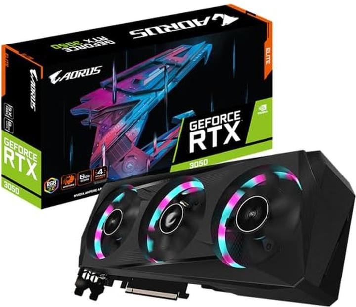 Immagine prodotto Gigabyte AORUS GeForce RTX 3050 ELITE (8 GB)