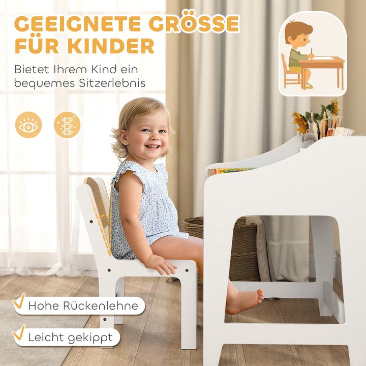 Produktbild Aiyaplay Kinderschreibtisch Set MDF Naturholz (Kindersessel)