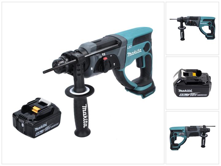 Produktbild Makita DHR 202 G1 Akku Kombihammer 18 V 2,0 J SDS Plus + 1x Akku 6,0 Ah - ohne Ladegerät