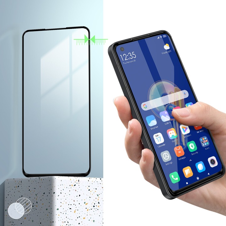 Actual product image Avizar 9H hardness glass display protection film (1 Piece, Asus Zenfone 10)