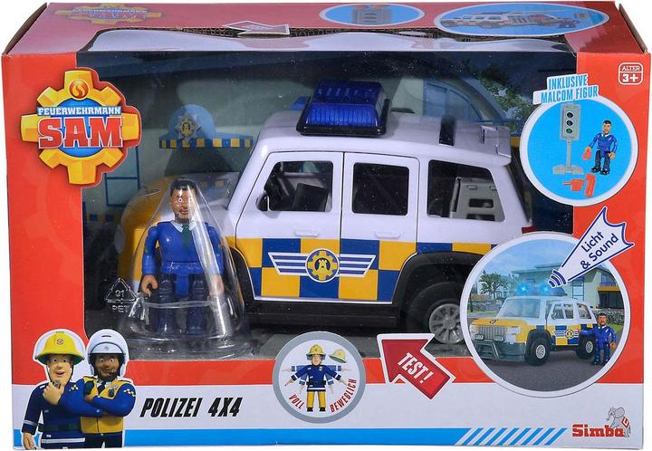 Produktbild Simba FS Sam Polizeiauto 4x4 mit Figur