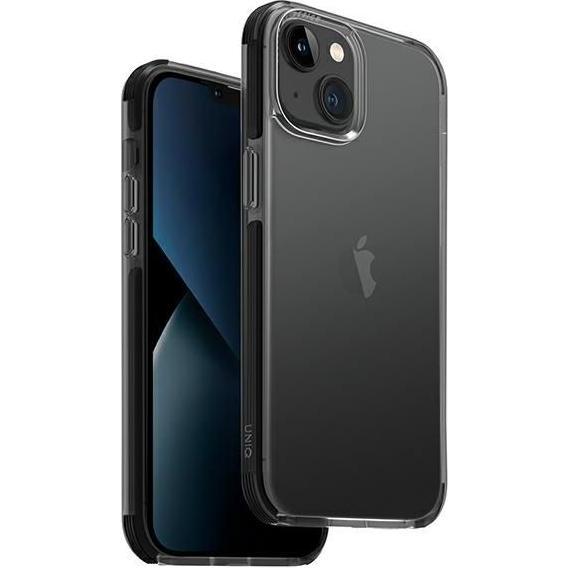 Uniq etui Combat iPhone 14 Plus 6,7" czarny/carbon black (Apple iPhone 14 Plus), Smartphone Hülle, Schwarz