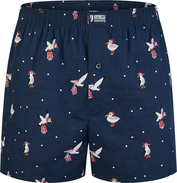 Produktbild Happy shorts Boxer X-mas Shorts, Geschenk, Weihnachten, Motiv (M, 2er Pack)