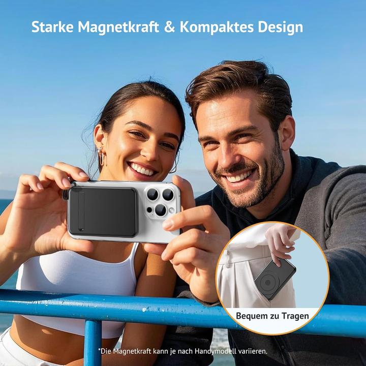 Image du produit Muctsda Magsafe Powerbank für iPhone 12er- bis 16er-Serie (10000 mAh, 22.50 W)