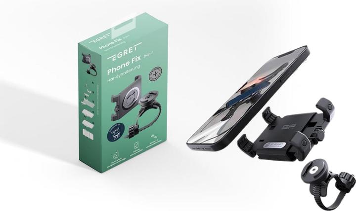 Image du produit Egret Phone Fix Universal-Handyhalterung für Lenkstange (passend für E-Scooter und Fahrräder)