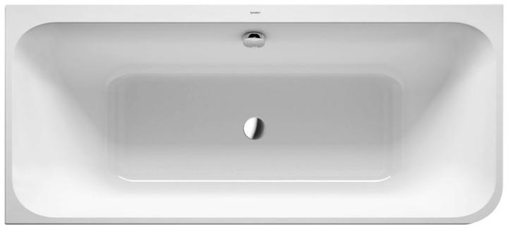 Produktbild Duravit Rechteckbadewanne mit Rundung Happy D,2 80 x 180 cm weiss glatt 700316000000000 (246 l, 180 cm, 80 cm)