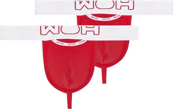 Produktbild Woh - Sexy Fun - String - 2er Pack (M Rot) (M, 2er Pack)