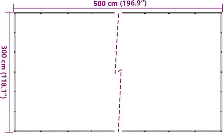 Produktbild Diverse Hardware Anhängernetz HDPE 2x3 m Schwarz