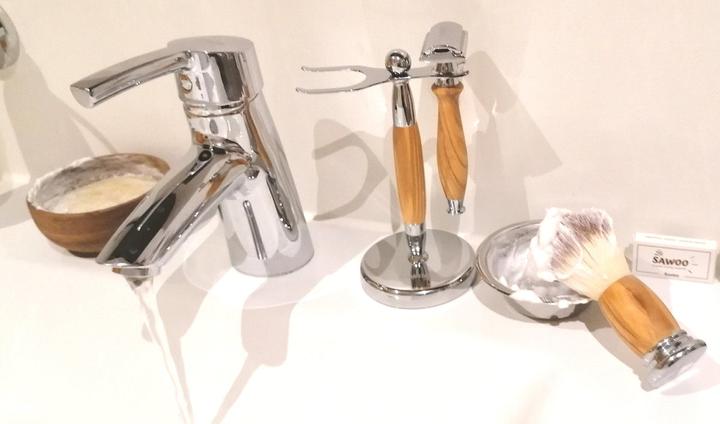 Actual product image Sawoo Shaving set Woolive 5pcs.
