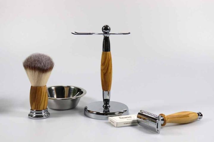 Actual product image Sawoo Shaving set Woolive 5pcs.