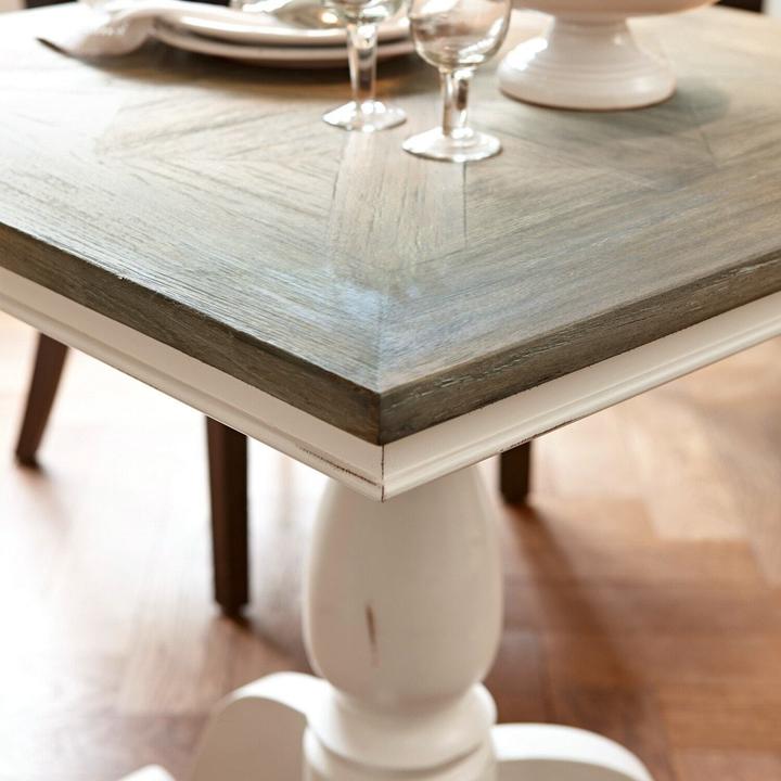 Image du produit Loberon Table Kingston blanc/marron