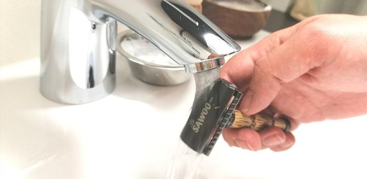 Immagine prodotto Sawoo Rasoio di bambù in ottone e legno di bambù con 10 lamette incluse