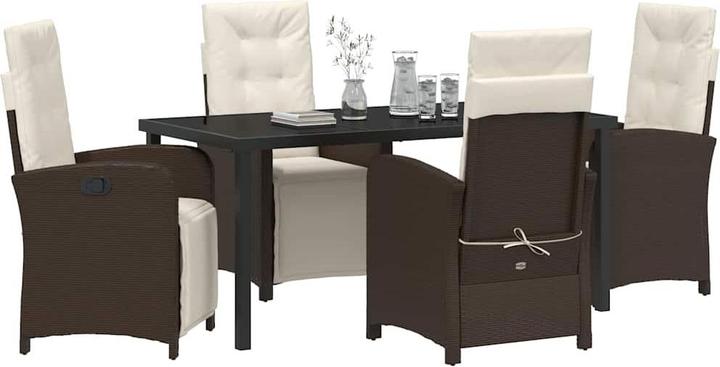 Actual product image vidaXL Garden dining set (160 x 80 x 73 cm)