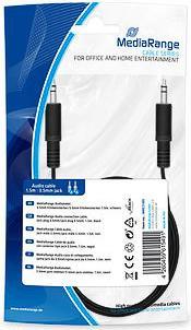 Produktbild MediaRange 3.5 mm Klinke – 3.5 mm Klinke (1.50 m, AUX Kabel)