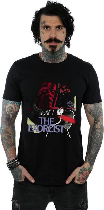 Actual product image The Exorcist Mens Scratched Eyes T-Shirt (4XL)