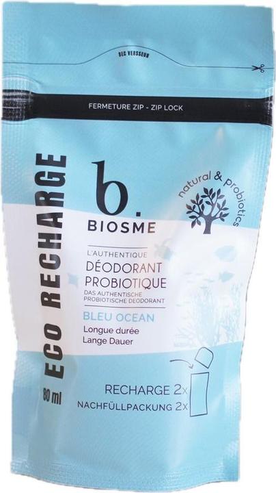 Produktbild Biosme Deodorant probiotisch Bleu océan Nachfüllpackung Fl 80 ml (Roll-on, 80 ml)