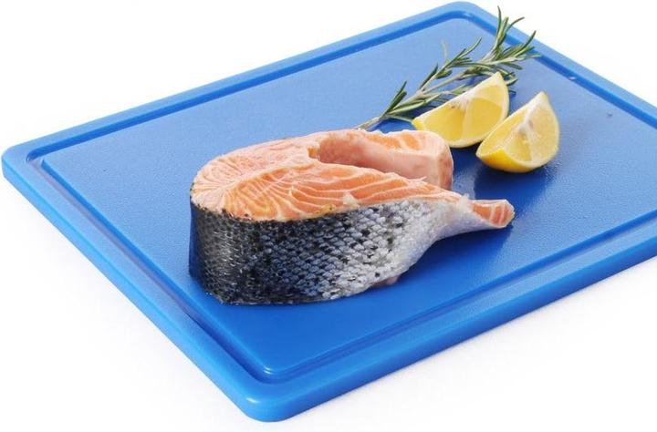 Produktbild Hendi Schneidbrett blau 600x400x18 mm HDPE500