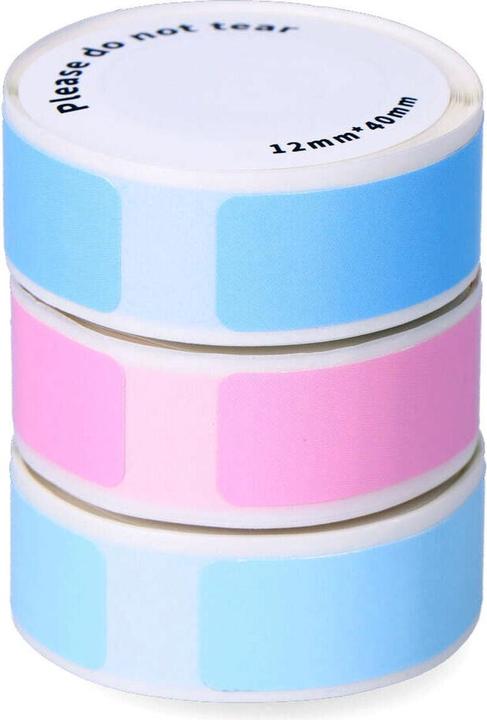 Actual product image EDM Etikettenrolle 07793 07796 Ersatzteil Thermodrucker Papier 3 Stücke