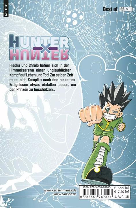 Produktbild Hunter X Hunter 34 (Deutsch, Yoshihiro Togashi, 2018)