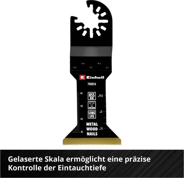 Image du produit Einhell 708054 Tauchsägeblatt BIM-TI, 45mm Bimetall Tauchsägeblatt 45 mm 1 St.