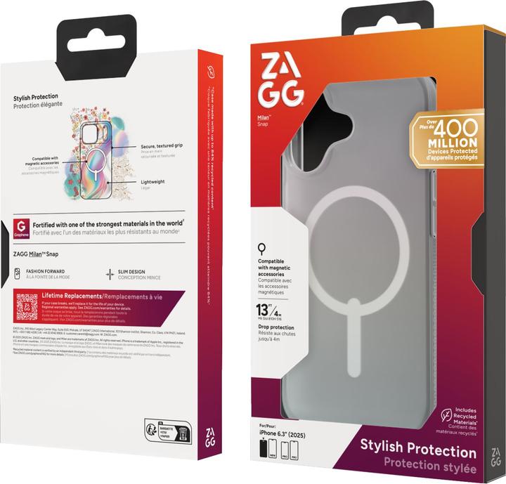 Actual product image Zagg Case für Apple iPhone 17 Milan Snap iridescent (Apple iPhone 17)