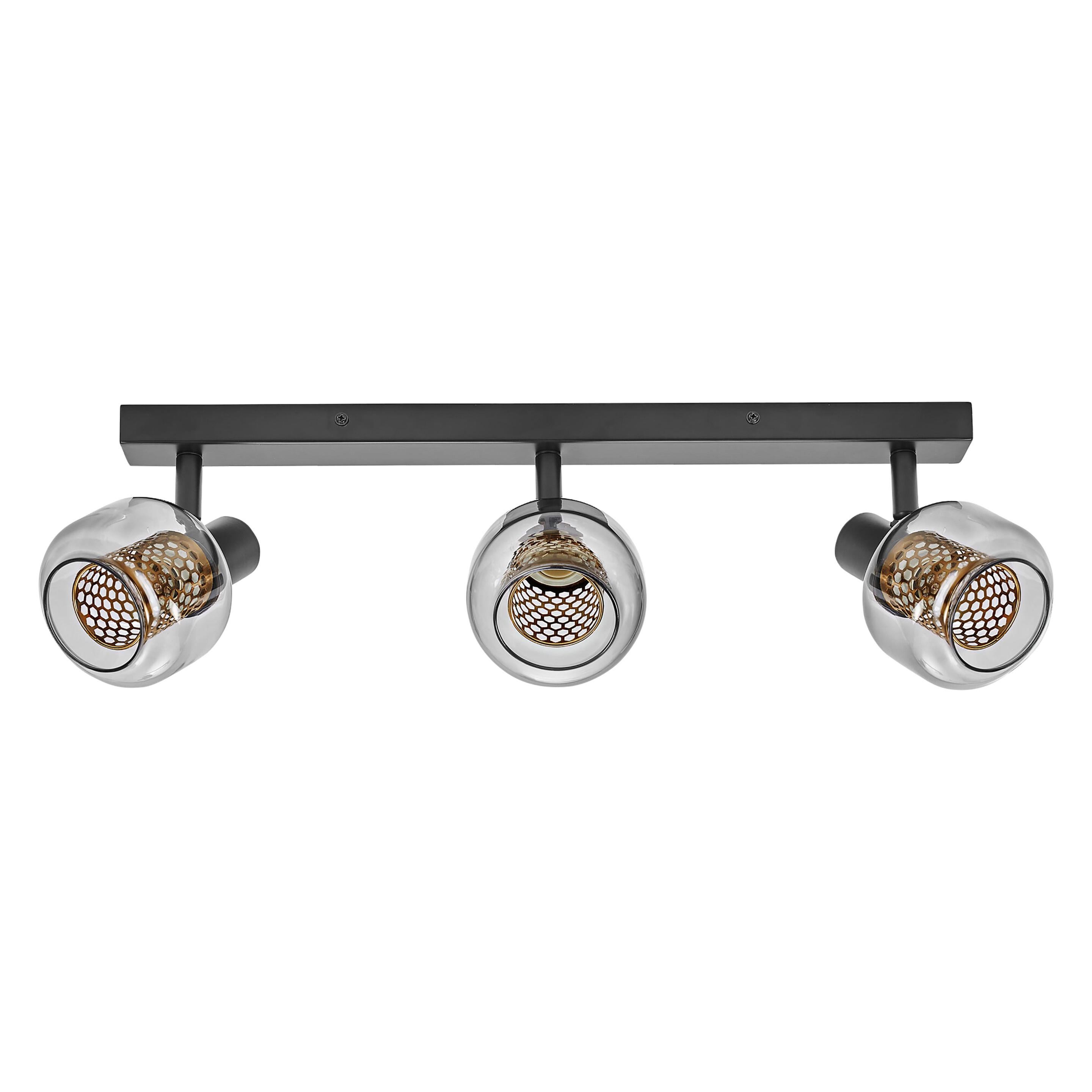 Osram, Wandlamp + Plafondlamp, Led Deckenleuchte Decor Spot Firefly 3X2.8W 827 E14 Black Dimmbar Warm Weiss 4099854472114 (750 lm, E14)