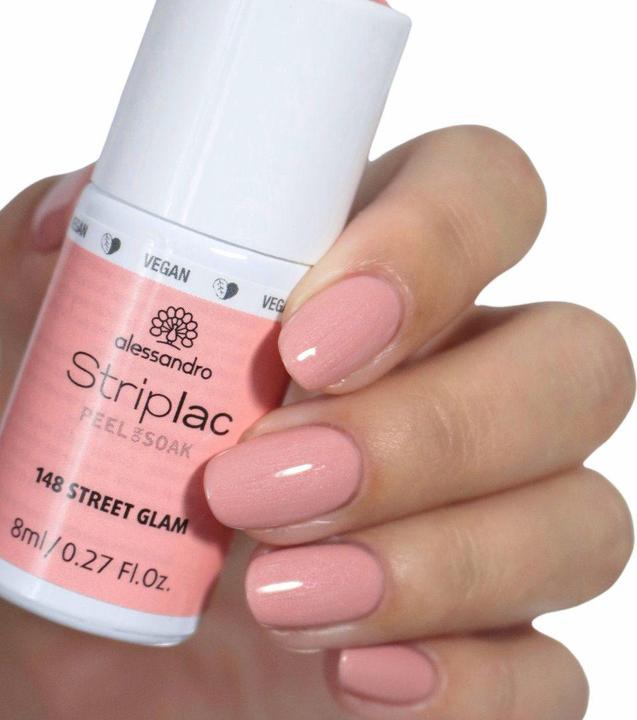 Actual product image Alessandro Striplac Peel or Soak (Peach, Rose, Peelable nail polish)