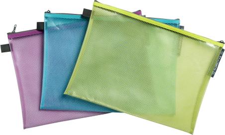 Image du produit Exacompta Transparente Tasche/Etui mit Reissverschluss, flexibles Recycling-PP, Kollektion Pop'N Co