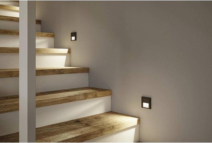 Produktbild Paulmann Wand Ebl Set 1x1w LED (Tsaro Eckig Schwarz) (120 lm)