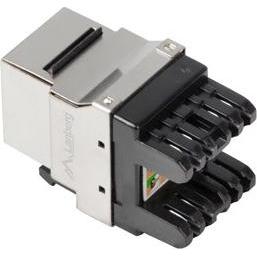 Lanberg Keystone Module RJ45->LSA 180° FTP Cat.6, Server Zubehör, Schwarz