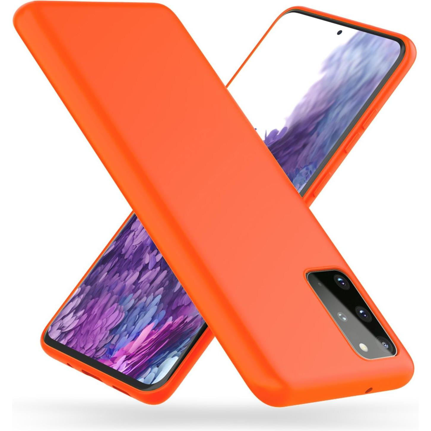 Nalia Handyhülle (Samsung Galaxy S20+), Smartphone Hülle, Orange