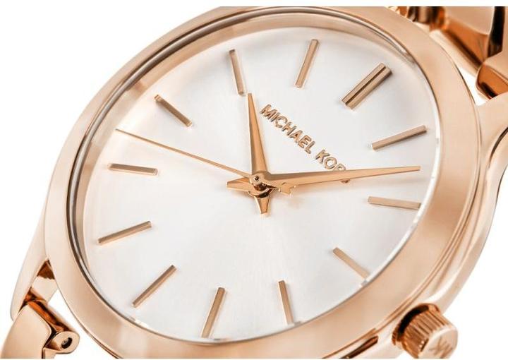 Produktbild Michael Kors Catena Cordoncino Slim da Passerella Mezzo Bracciale Ghiacciato (Analoguhr)