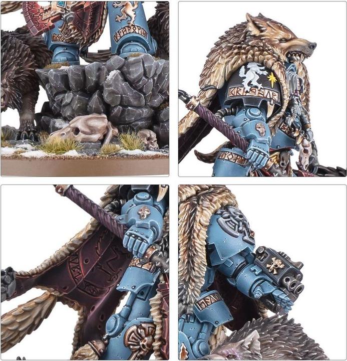 Actual product image Games Workshop Warhammer 40k - Space Wolves Logan Grimnar (Plastic)