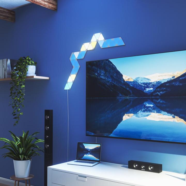 Produktbild Nanoleaf Shapes Mini Triangles Expansion Pack, 10 Stk. (200 lm)