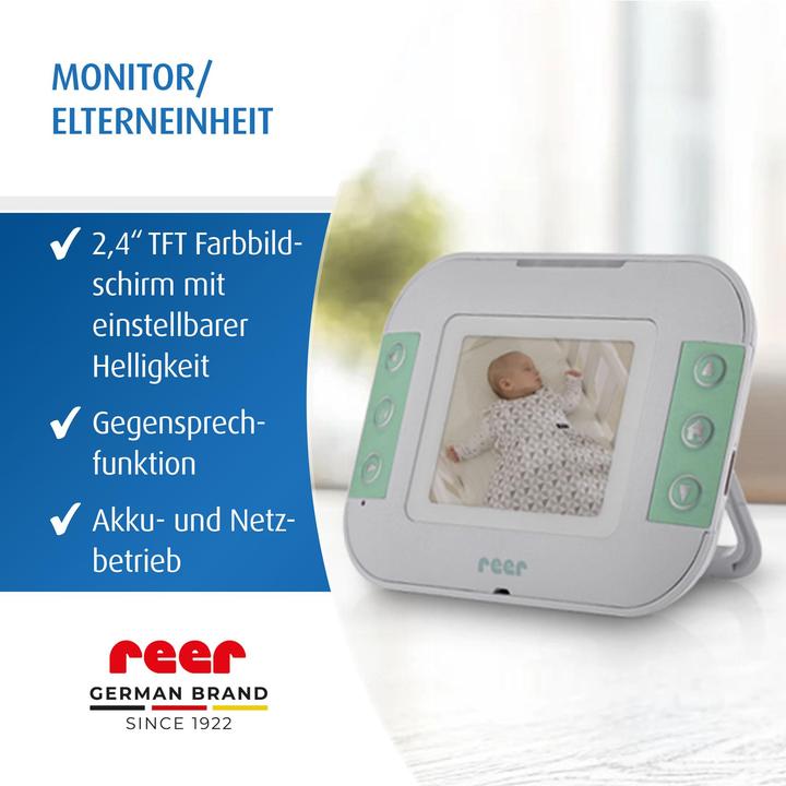Produktbild Reer BabyCam S (Babyphone mit Kamera, 300 m)