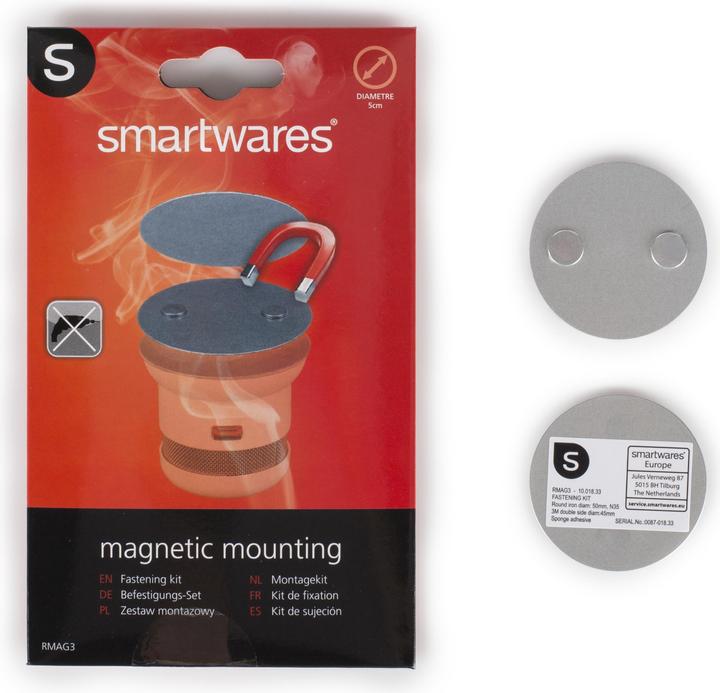 Produktbild Smartwares Befestigungs-Set für Rauchmelder 5cm RMAG3