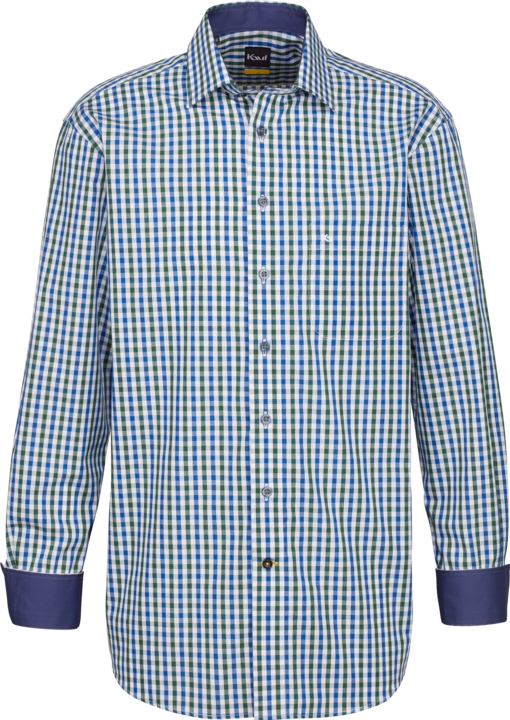 Actual product image Kauf Firenze New Kent modern fit long sleeve with contrast (38)