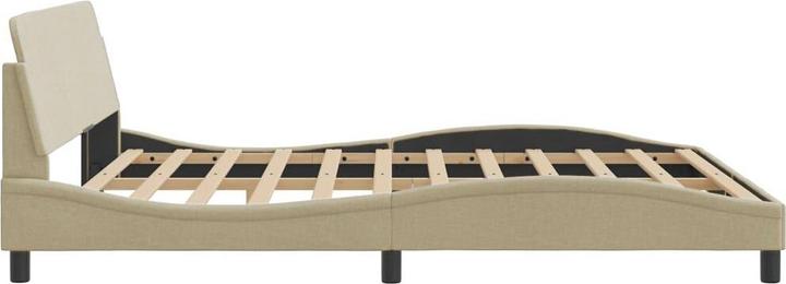 Actual product image VidaXL Bed frame with fabric headboard (160 x 200 cm)