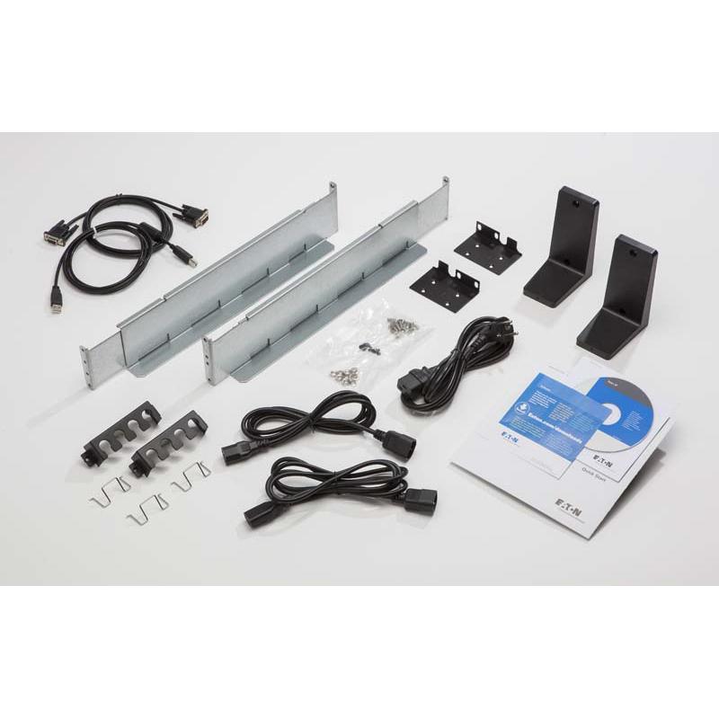 Thumbnail - Eaton 9PX 2200i 2200VA/2200W Tower/Rack USV RS-232/USB 3U Man. Bypass, 4xSchuko 19Z Kit Runtime 5/14min... (2200 VA, 220...