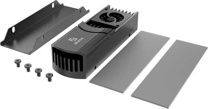 Actual product image Akasa chladič M.2 SSD Gecko Pro LX