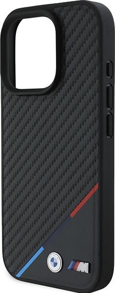 Produktbild BMW BMHMP16L23PUDTK iPhone 16 Pro 6.3" czarny/black hardcase M Carbon Tricolor Line MagSafe (Apple iPhone 16 Pro)