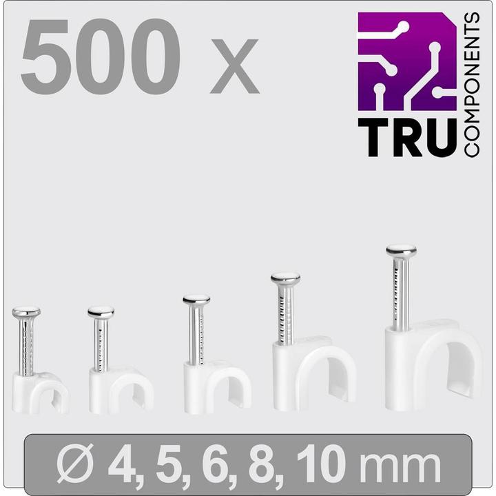 Tru Components T24CA129 Nagelschellen TC-13448468 Bündel-Ø-Bereich 2 bis 10 mm