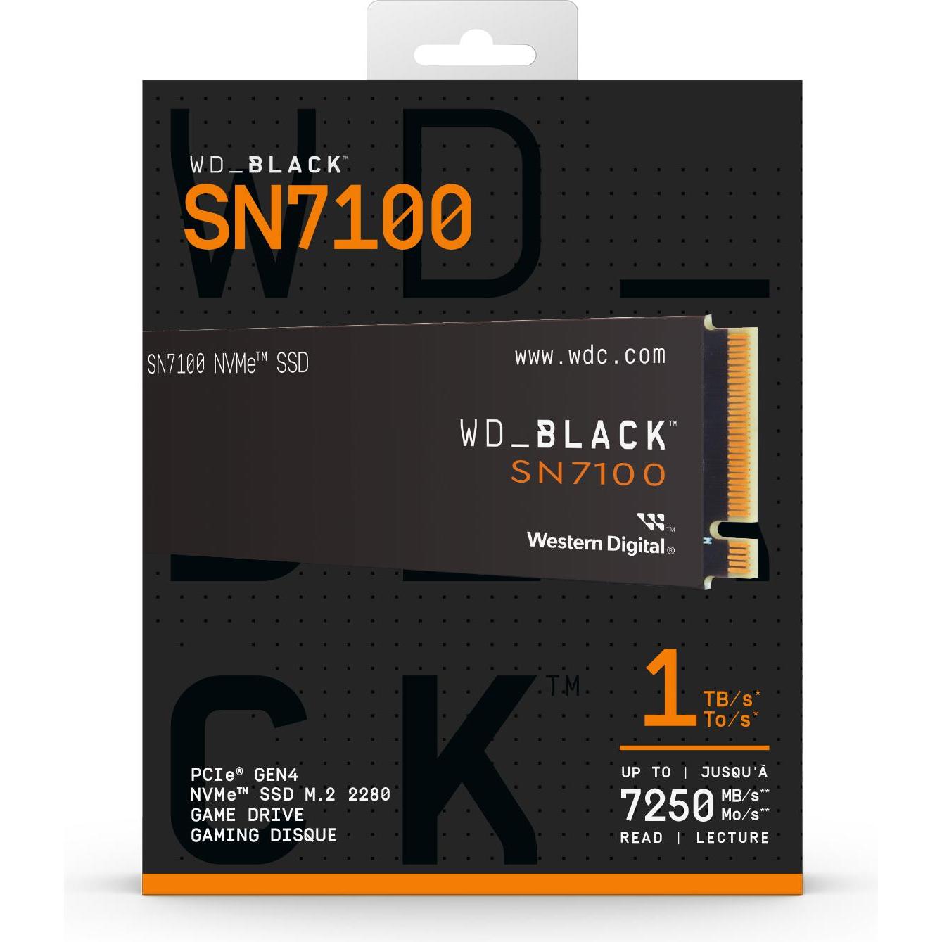 SanDisk Black SN7100 Retail (1000 GB, 2.5"), SSD